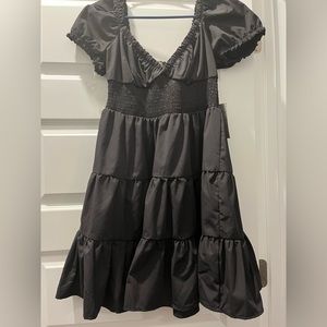 COPY - J for Justify- black, sweetheart neck line dress
